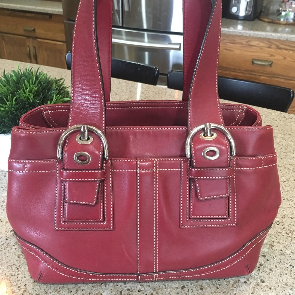 Red Coach Purse